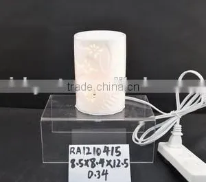Promotional Gifts Ceramic Cylinder Fragrance Oil Burner With Tealight Candle thumbnail-2