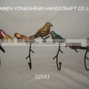 Wall Decoration Bird Metal Hooks for Hangers thumbnail-1