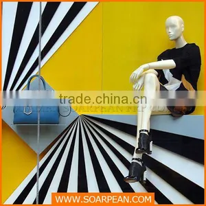 Unique Visual Merchandising Fiberglass Bag Retail Store Display Rack thumbnail-2