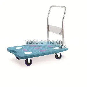 Professional Plastic Supermarket Trolley With Mute Wheels thumbnail-1