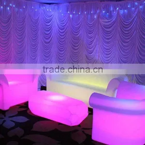 Pub Table and Pub Chairs With Led / Modern Nightclub Chairs thumbnail-1