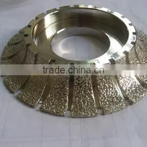Vacuum Brazed Diamond Profile Wheel for Large Granite/large Diamond Granite Router Bits thumbnail-1