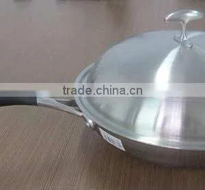 Tri-Layer Non-stick Steel Wok,casserole,chefpan thumbnail-1