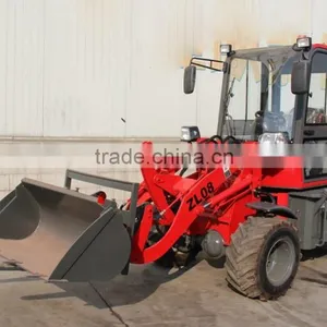 ZL08 Mini Loader 4WD Hot Sale With CE Mini Wheel Loader thumbnail-1