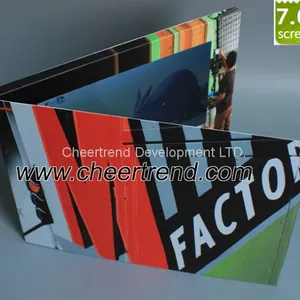 Media Production Advertising 7 Inch Lcd Video Brochure Card/video Greeting Card/video Business Card thumbnail-1