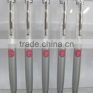 Very Cheapest !!! Metal White Jumbo Crystal Diamond New Ball Pen/promotional Ball Pen/shining Ball Pen thumbnail-1