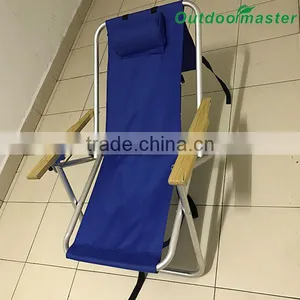 Outdoor Lightweight Beach Backpack Blue Camping Chair Foldable thumbnail-3