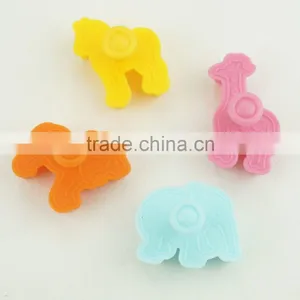 47047 4pcs Impressions Animal Horse Elephant Dear Fondant Mould Silicone Fondant Tools thumbnail-3