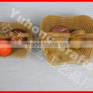 Bamboo Folding Fruit Basket thumbnail-3