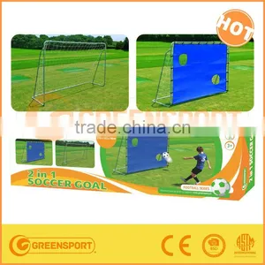 GSSG8 2016 Best Seller Metal Frame Soccer Goal Football Goal With Net and Panel thumbnail-1