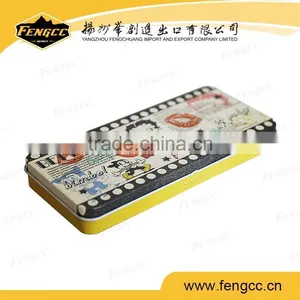 High Quality Printed Rectangle Tinplate Metal Tin Box for Chocolate thumbnail-1