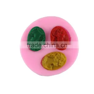 Liquid Silica Gel Mould Chocolate Mold Cake Decorating Mold Soap Mold 3 Goddess Head 1688 Agent thumbnail-1