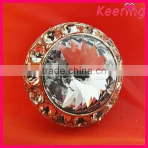 Simple Elegant With Crystal Rhinestone Button for Garment WBK-1299 thumbnail-1