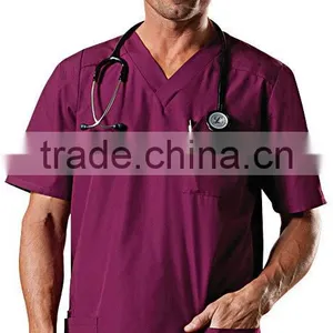 Scrubs Workwear,tall Length V Neck Scrub Top thumbnail-1