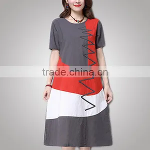 Best Selling Latest Design Perfect Cut Indian Cotton Dress Factory thumbnail-1