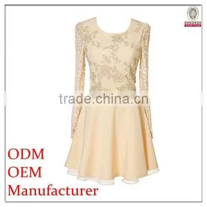 New Design Princess Style Puffy Elegant Long Sleeve Evening Dresses thumbnail-1