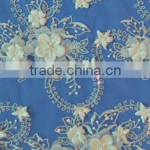 Hot Selling 3d African Stretch Lace Dress Fabric thumbnail-2