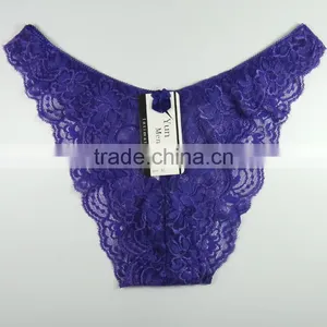 Yun Meng Ni Underwear Sexy Show Lingerie Girls Sexy Transparent Lace Bikini Panties thumbnail-2