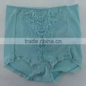 2015 New Arrival Green Color Briefs With Lace Big Size Women Mommy Pants thumbnail-1