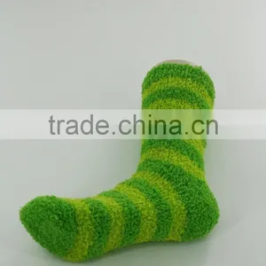 Cheap Soft Microfiber Cozy Stirp Socks Women thumbnail-1