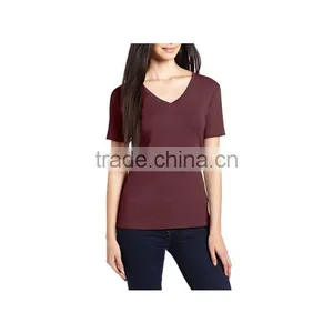Custom Women T-shirt White Plain Cotton Tshirt thumbnail-4