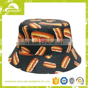 Cheap Hip Hop Designer Printed Custom Bucket Hat thumbnail-1