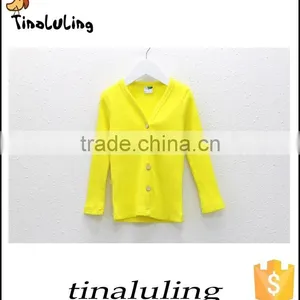 2015 New Style Candy Color Plain Kids Cardigans thumbnail-6