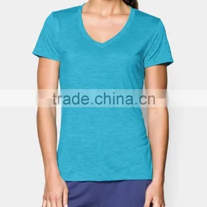 Slim Fit Womens t Shirt, Tri-blend t Shirt Wholesale, Womens Gym t Shirt thumbnail-3