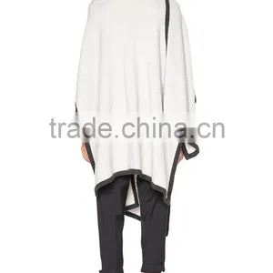 Women Winter Shawl and Wraps,Knitted Wool Wraps Ponchos for Ladies thumbnail-5