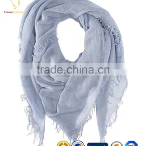 Pure Color Knitting Designer Cashmere Scarves thumbnail-4