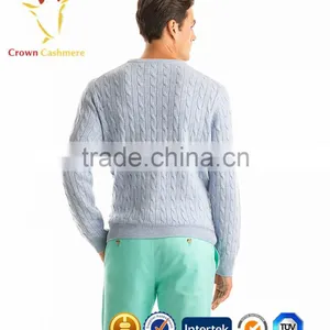 Factory Men's Blend Popular Cashmere Sweaters Best Quality thumbnail-2