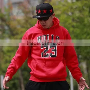 Kangaroo Pocket Athlete Warm Pullover Sports Fleece Jacket Men thumbnail-1