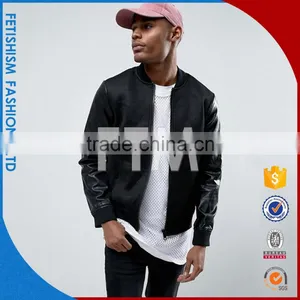 2017 Trend Spring Jacket Young Men Stand up Korean Handsome Slim New Casual Men PU Jacket thumbnail-1