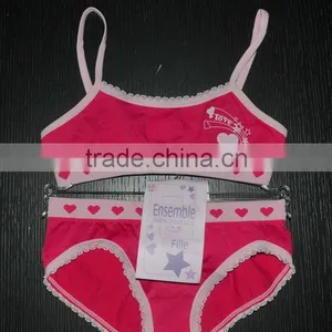 Children's Seamless Sports Underwear Camisole&brief Set thumbnail-1