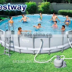 Bestway 4.57 m x 1.07 m Trapezoidal Swimming Pool thumbnail-1