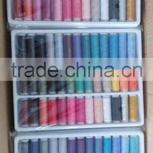 New 39X Spools Multi Colors Overlocking Polyester Sewing Maching Thread thumbnail-1