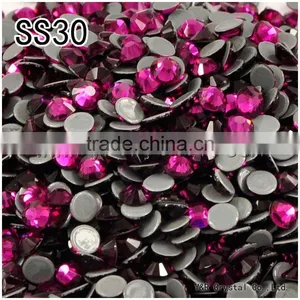 SS20 Fuchsia Color Hot Fix Crystal Rhinestones Heat Iron on Hot Fix Rhinestones Diamond thumbnail-1