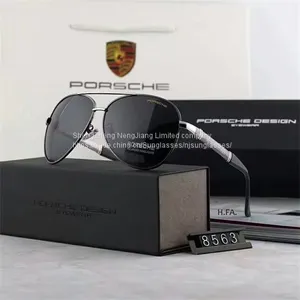 Man Woman Metal Polarized Sunglasses thumbnail-3