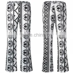 2017 New Casual Ladies Wide Leg Pants Palazzo Pants Women thumbnail-5
