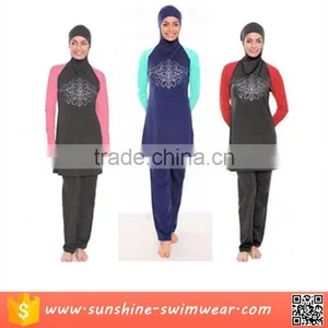 Islamic Full Cover Modest Muslim Swimwear thumbnail-1