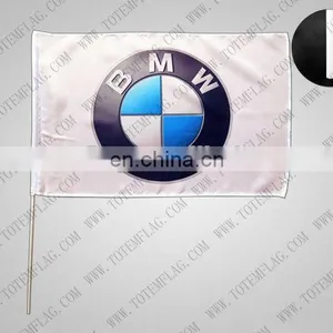 Custom Made OEM Sports Football Polyester Hand Held Flag of European Cup,World Cup thumbnail-2