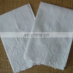Hemstitched Linen Tea Towel thumbnail-1