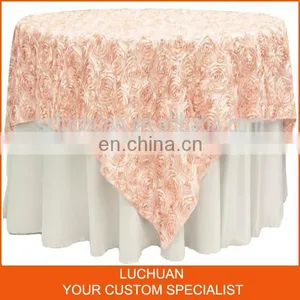 New Design Rosette Wedding Embroided Table Cloth thumbnail-5
