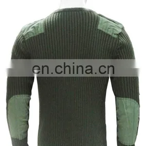 New Arrival Military Men and Women Sweater Army Pullover With 100% Wool thumbnail-3