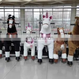 HI CE Mechanical Ride on Horse for Kids,walking Ride on Horse for Children thumbnail-1