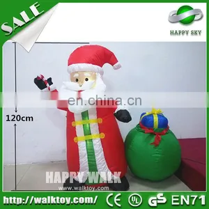 HI Hot Sale Giant Inflatable Christmas Santa Claus Decoration, Inflatable Reindeer Christmas Holiday Decoration thumbnail-5