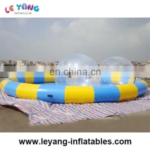 Round Adult Size Inflatable Swimming Pool With Palm thumbnail-2