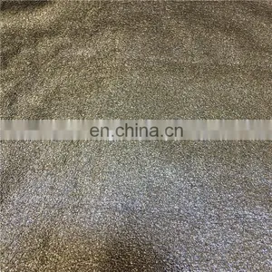 P/D WARP KINT SUEDE ALL OVER FOIL WASHED 100%POLYESTER FABRIC FOR FASHION CLOTH thumbnail-1