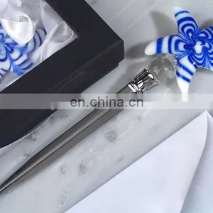 Art Deco Glass Starfish Letter Opener Favor thumbnail-1