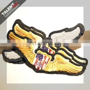 Wholesale Custom Private Woven Embroidery School Uniform Logo Name Badge thumbnail-6